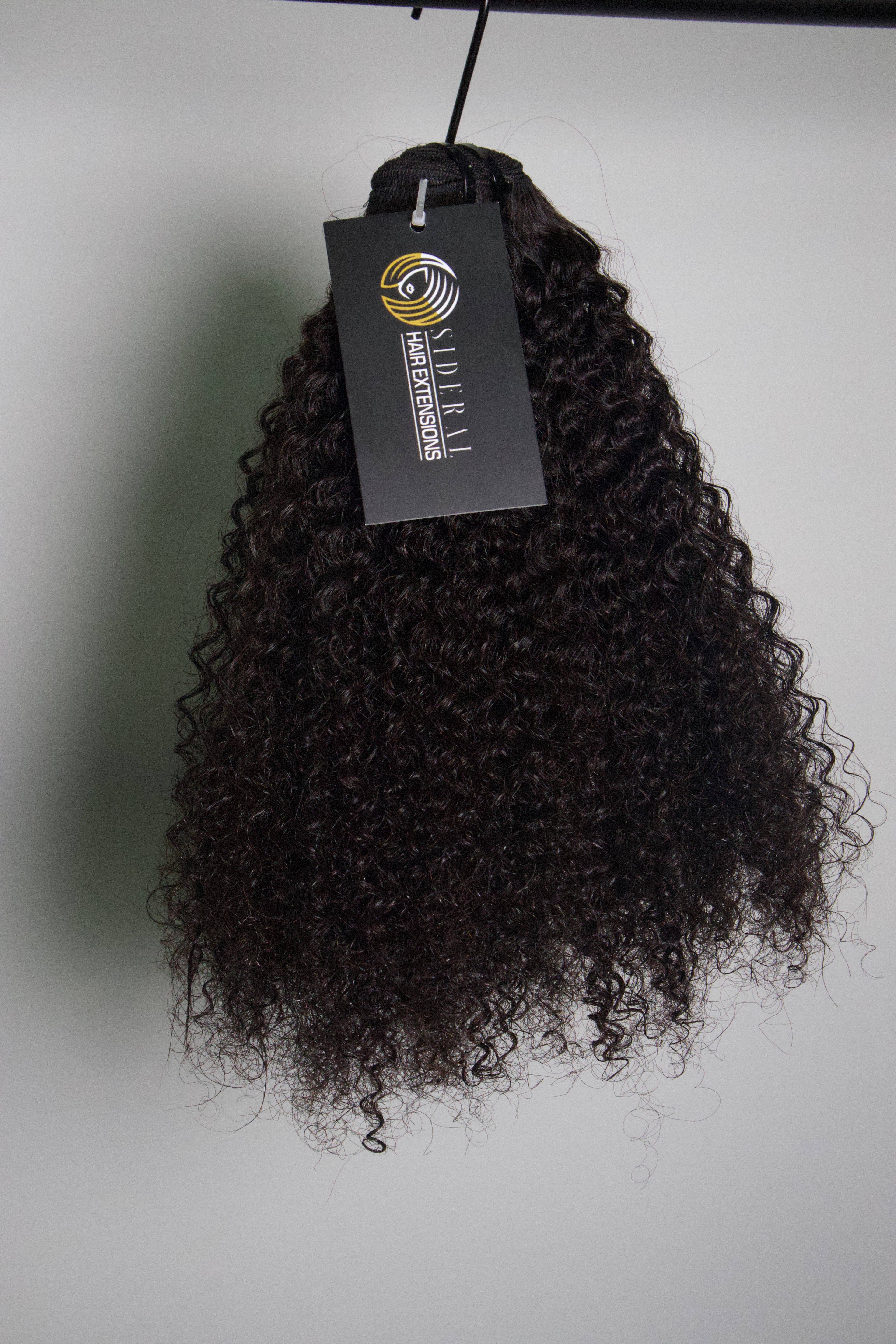 raw kinky curly hair