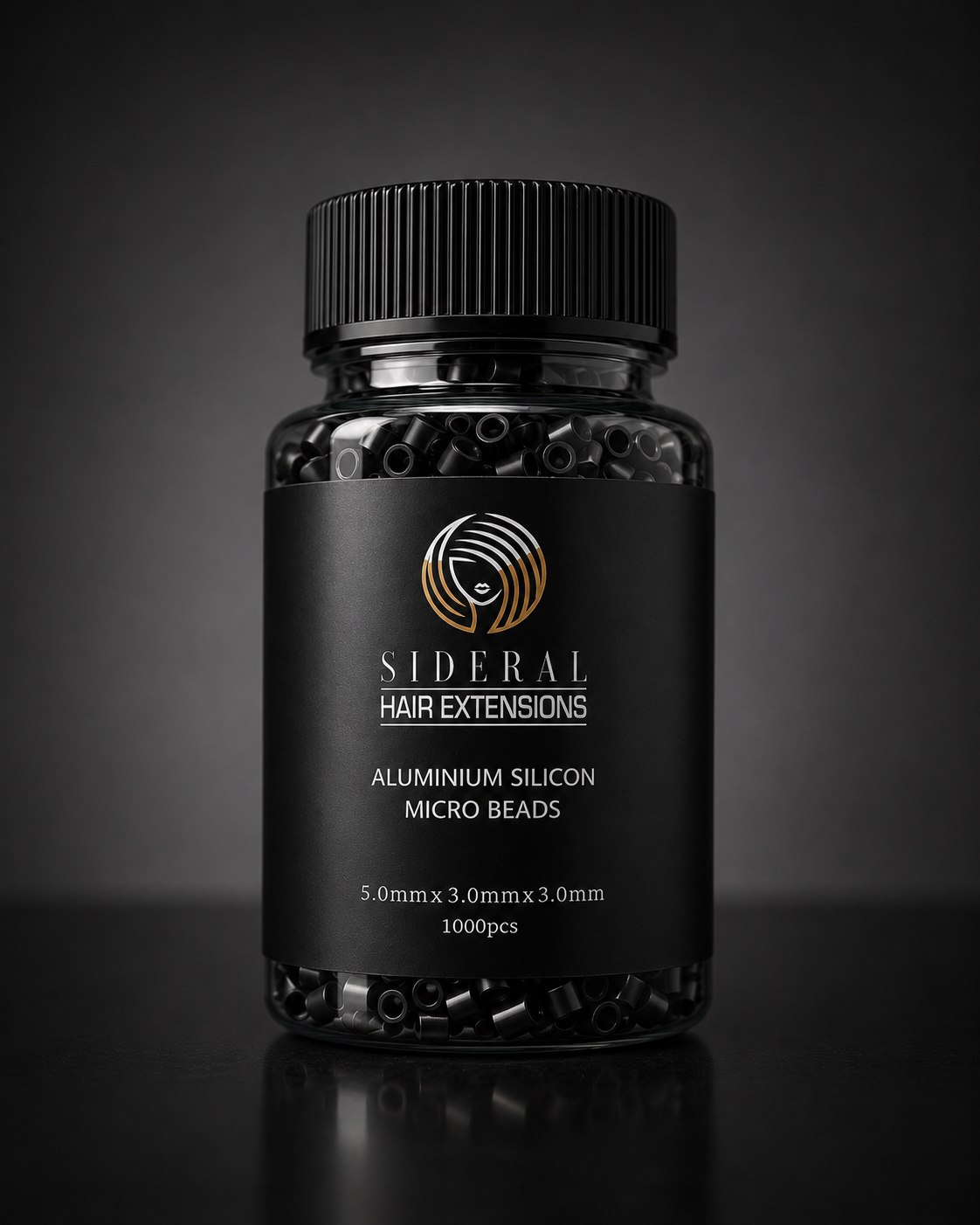 Sideral Hair aluminium silicone micro rings