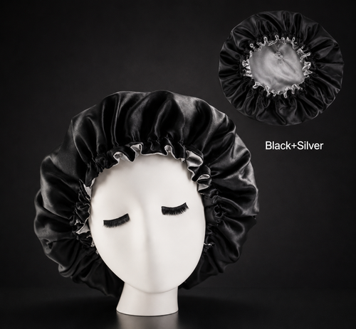 Sideral Hair black satin bonnet